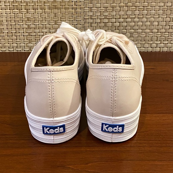 🌟2X HP🌟Keds LEATHER Blush Triple Kick Sneakers - Picture 6 of 7